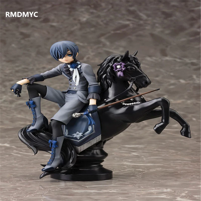 

RMDMYC 2017 Anime Figure Black Butler Action Figure Toys 18cm Ciel Phantomhive Ride Vers Collection PVC Model Dolsl Kids  Gifts