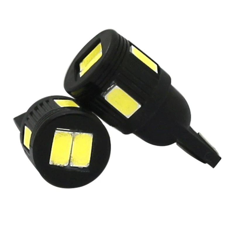 2X T10 светодиодный лампы 5630SMD 6 Футболка с принтом &quotавтомобиль&quot Подсветка