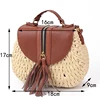 2022 Famous Designer Ladies Woven Knitting Messenger Crossbody Bags New Summer Bohemian Women Tassel Straw Beach Shoulder Bag ► Photo 2/6