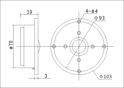 KASUN QA2100 4 дюймов Шелковый купол fever твитер HiFI динамик DIY 60 Вт 6 Ом 2 шт./лот