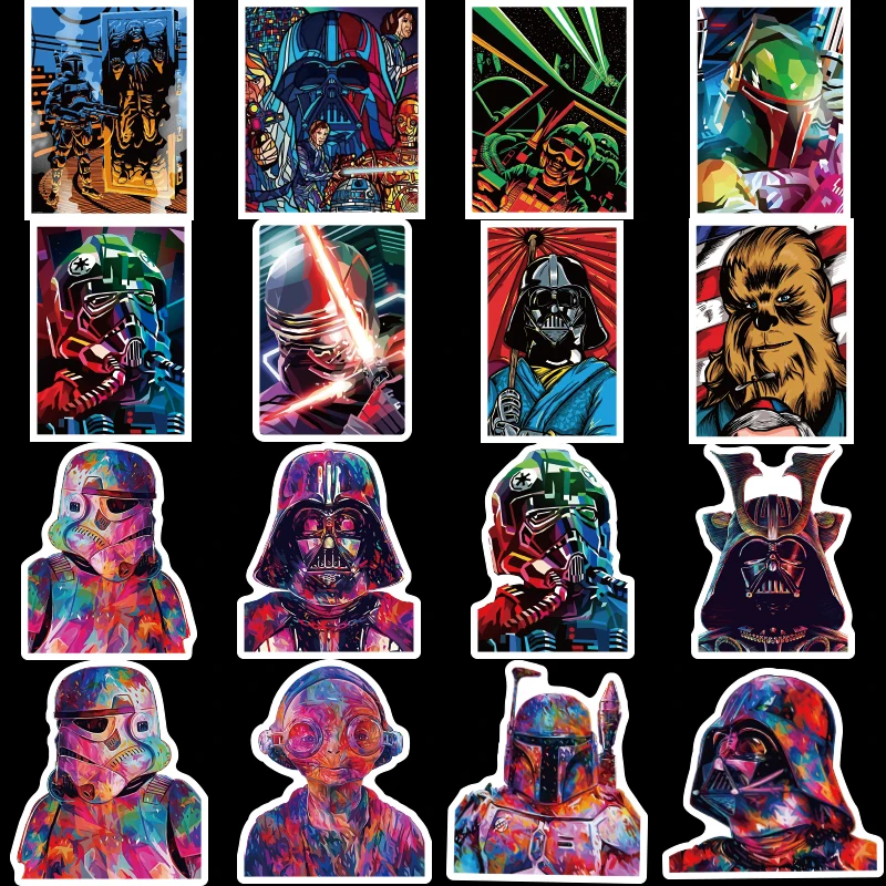 50Pcs Pvc Waterproof Splendid Star Wars Stickers For Laptop Motorcycle Skateboard Luggage Decal Toy Stickers 50Pcs Pvc Waterproof Splendid Star Wars Stickers For Laptop Motorcycle Skateboard Luggage Decal Toy Stickers