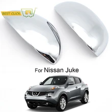 MISIMA – couvercle de rétroviseur pour Nissan Juke, 2 pièces, accessoires extérieurs, miroir latéral de porte, garnitures chromées, 2011, 2012, 2013, 2014