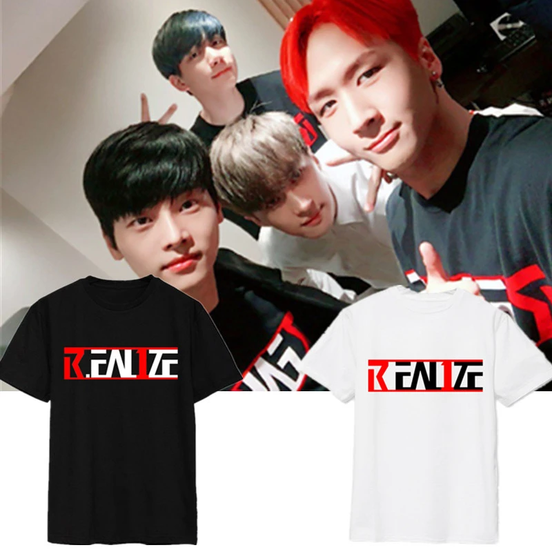 Футболки Youpop Kpop VIXX с эксклюзивным альбомом REAL1ZE повседневная хлопковая одежда