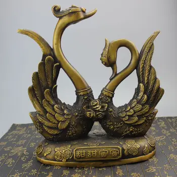

Antique old copper swan sweet honey decorations ornaments,with mark,Hand-carved crafts,best collection& adornment,Free Shipping