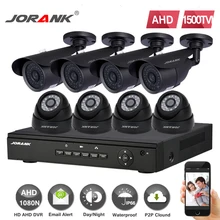 8CH CCTV система 1080 P HDMI AHD DVR 1500TVL открытый купол защищенная от атмосферных воздействий CCTV камера набор 720 P домашняя система безопасности комплект видеонаблюдения