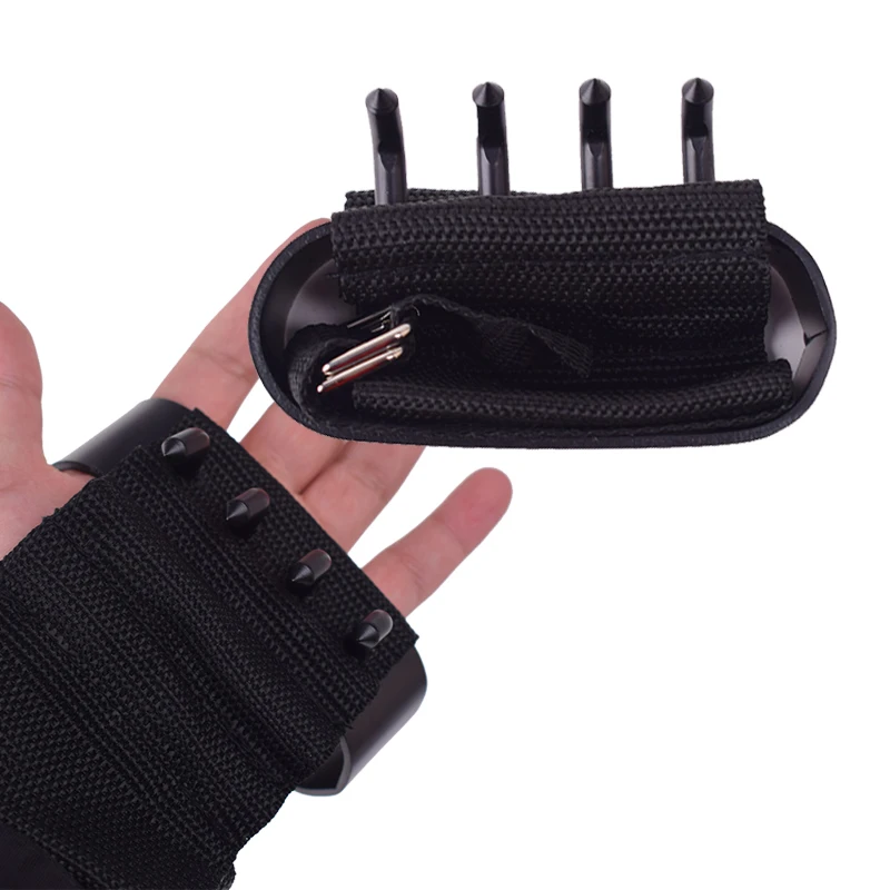 

2 pcs Outdoor Climbing Hand Claws Tree Climbing Heavy Duty Hand Claw Spikes Claws paw hooks Anti-Slip Climbing Tool