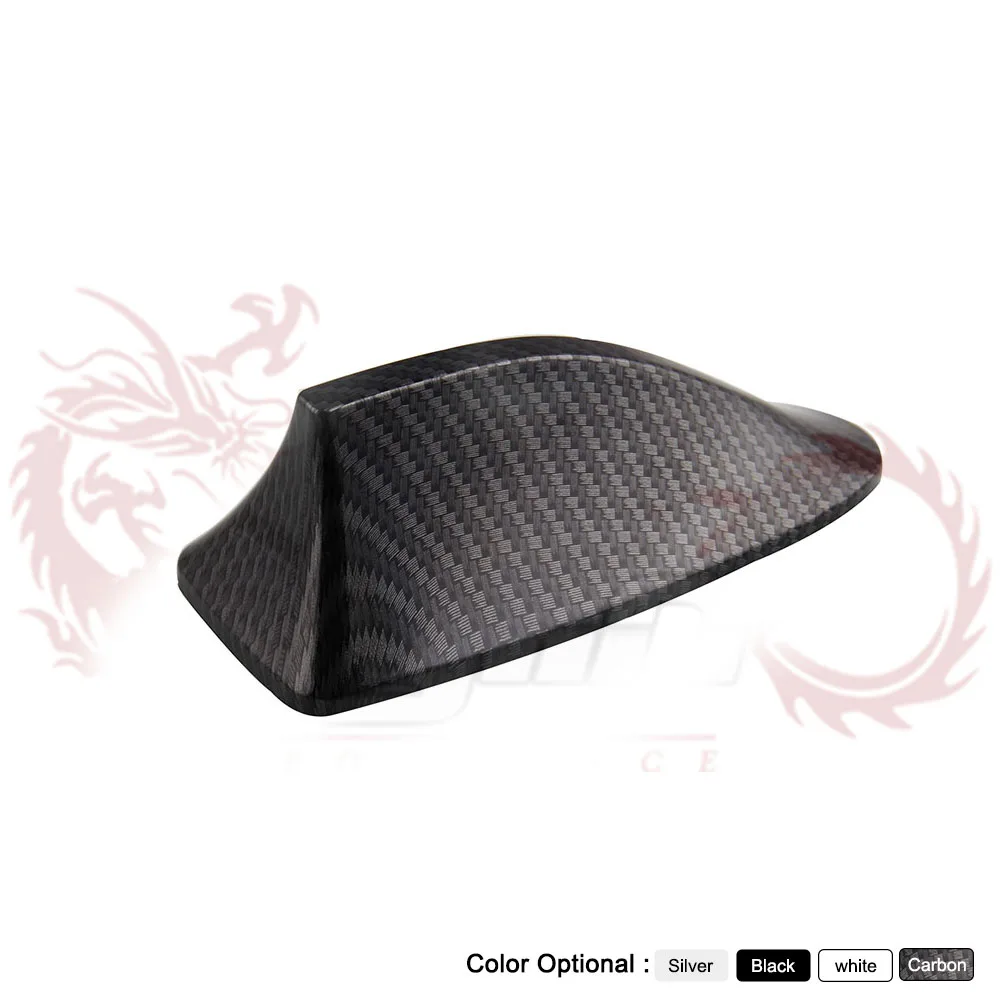 Carbon Fiber Style Dummy Shark Fin Roof Mount Decorative Aerial Antenna