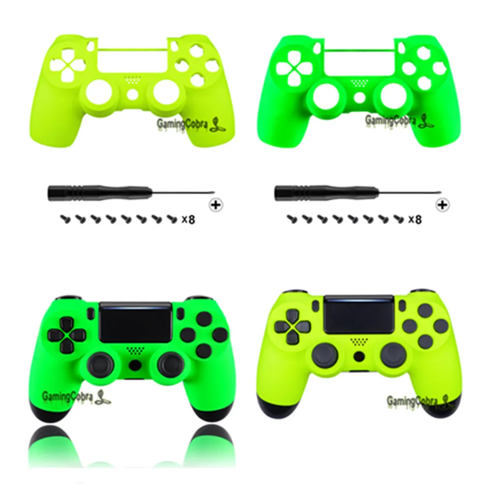 

Custom Repair Top Front Housing Shell Faceplate with Screwdriver for PS4 Pro Slim Controller JDM-040 JDM-050 JDM-055 #SP4FP