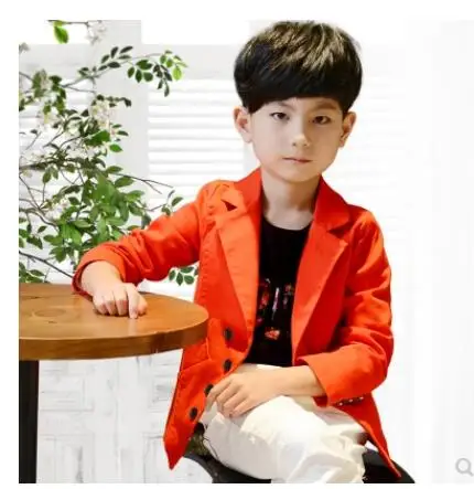 Деловой костюм с пиджаком в Корейском стиле для мальчиков, хлопковая куртка джентльмена с длинными рукавами для свадьбы, черная верхняя одежда, Детский костюм с длинными рукавами, От 5 до 13 лет