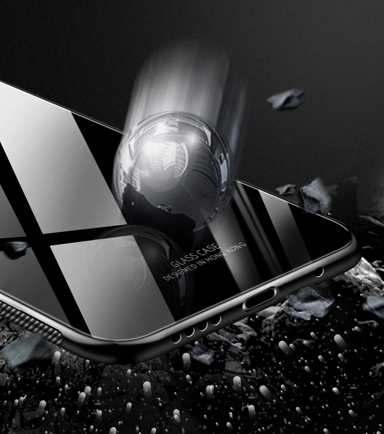 Luxury Slim Glossy Tempered Glass Case For Oneplus 6 Soft Silicone Frame Shockproof Hard Cover Case For One Plus 6 Oneplus6 1+6 (13)