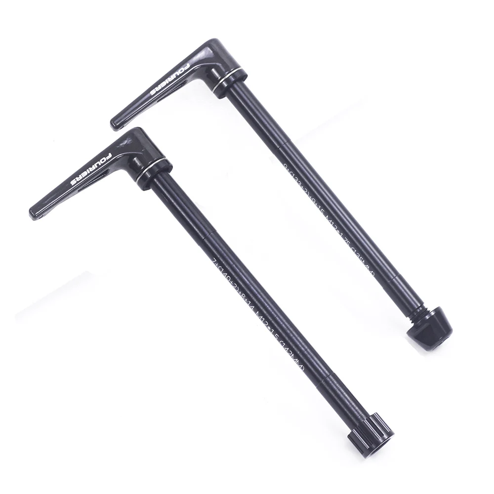 

Fouriers Road Bike Thru Axle Lever M12 135mm x 1.75mm 142mm x 1.5mm for Cyclocross CX Gravel Road Bike Rear Frame Hub Shaft