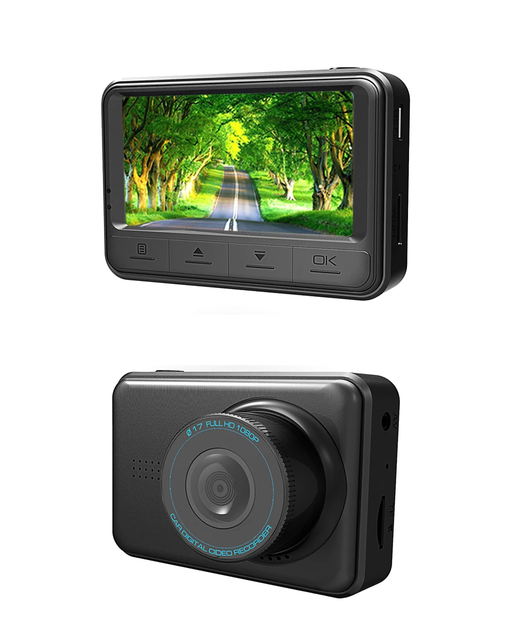 Автомобильный видеорегистратор ADDKEY Novatek 96658, мини-Регистратор FHD1080P dvr, 170 градусов, 30fps, автомобильный детектор, 2,45 дюймов, видеорегистратор sony IMX322