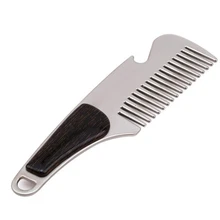 Портативный мужской борода гребень мужской бритья антистатические карманные щетка для усов