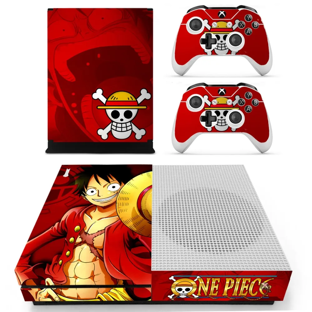 Аниме one piece Луффи кожи наклейка для Xbox One S консоль и контроллеры для Xbox One тонкая кожа стикер s винил