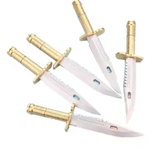 Горячие каваи Золотой кинжалы шариковые студенческие ручки Шариковая ручка школьные офисные принадлежности Обучающие канцелярские принадлежности