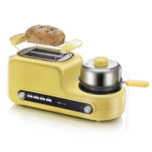 Электрический многофункциональный тостер для завтрака с антипригарным покрытием, 220 В, автоматический тостер для хлеба, яичница, яйцо на пару, EU/AU/UK/US Plug