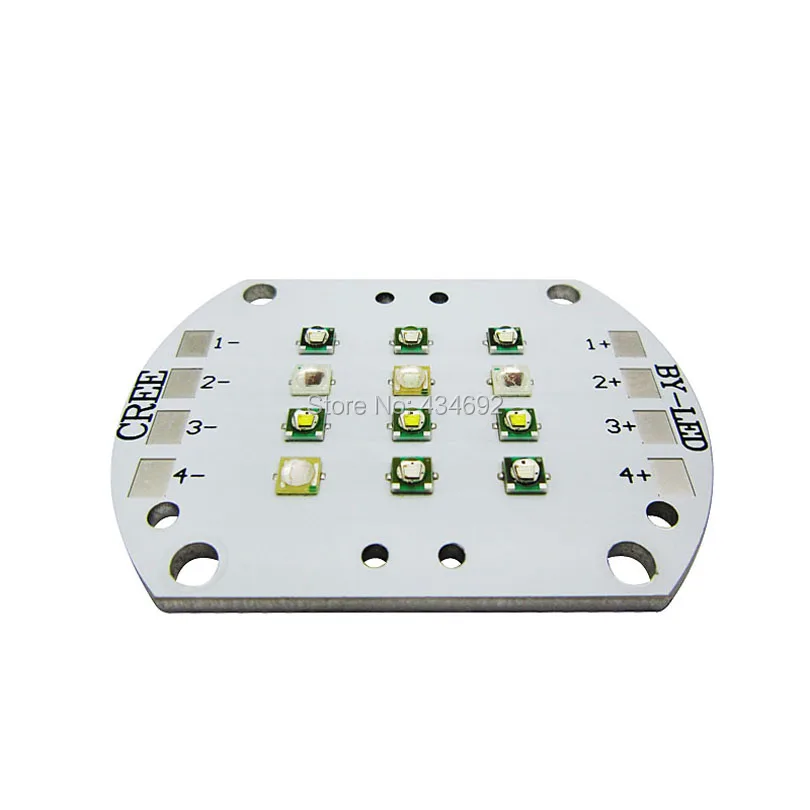 Светодиодный прожектор Cree XPE для аквариума 4 канала 10000K 420 нм 450 470нм 490нм 660нм|led light