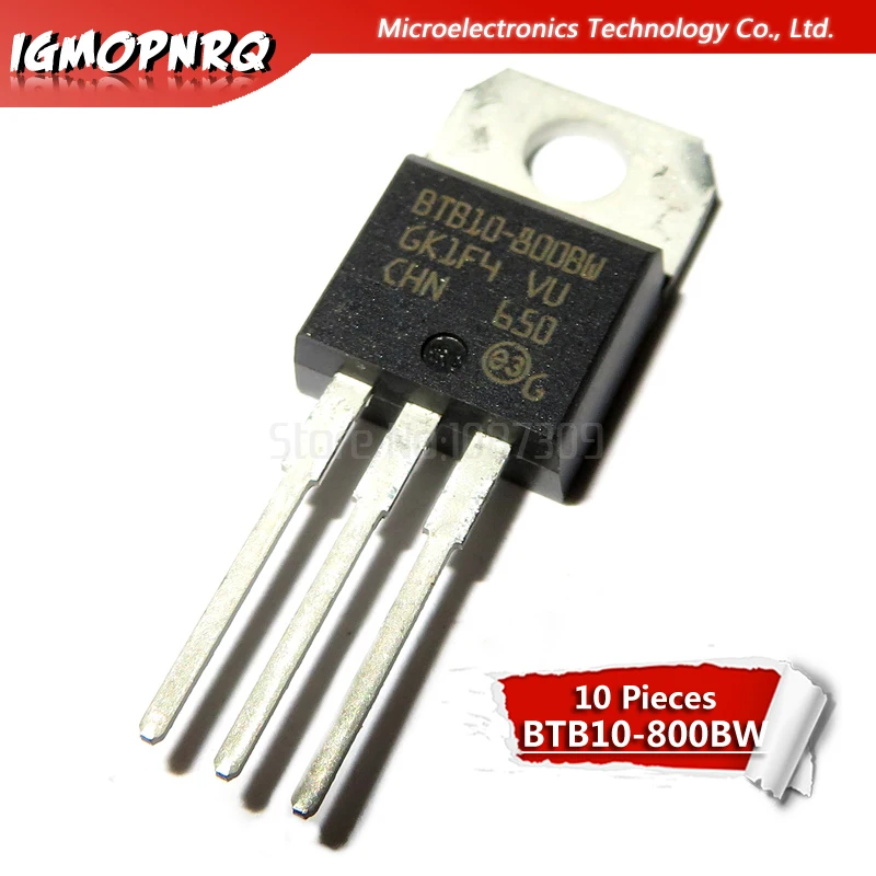 10 adet BTB16 600BW TO220 BTB16 600 TO 220 BTB04 600SL BTB04 600 BTB10 ...