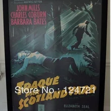 Алюминий настенная доска LED lightbox Кино Дисплей, 400 мм x 600 мм освещенные Постер Черный Цвет кадров