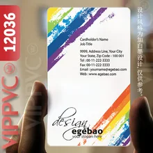 12036 Создайте свою визитку-матовые лица прозрачная карта тонкий 0,36 мм