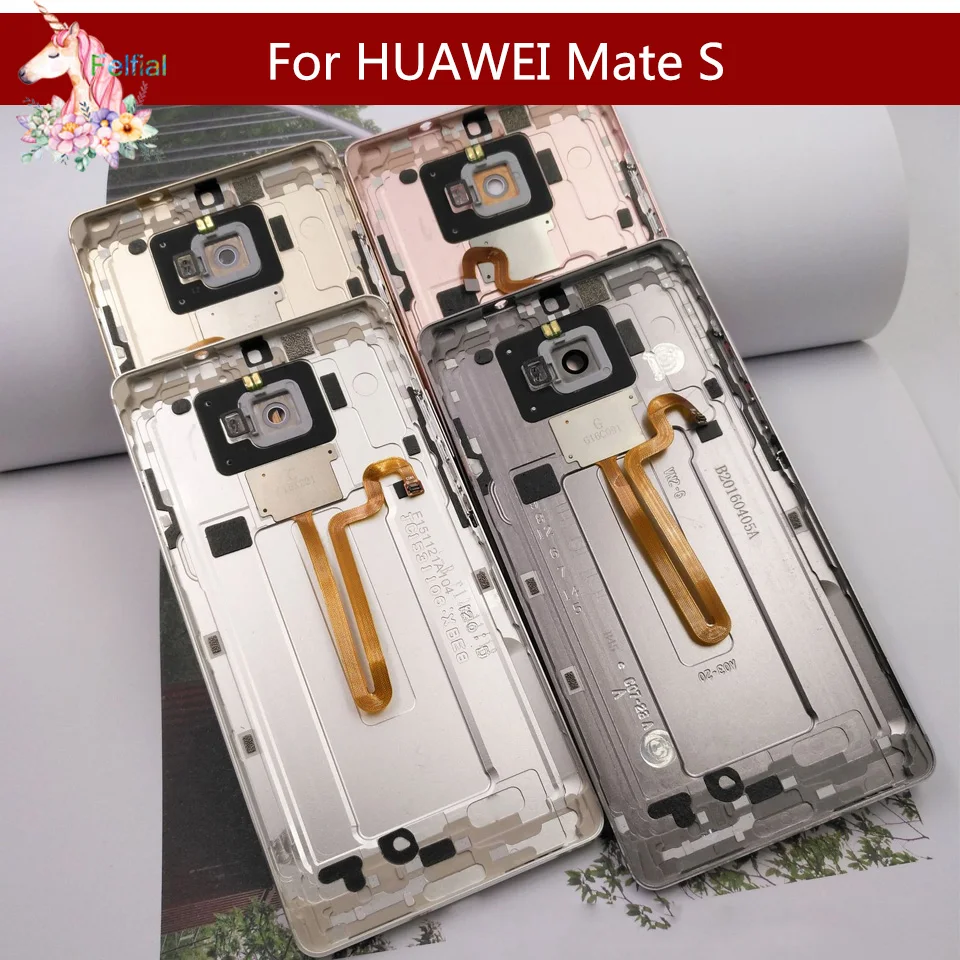 Для huawei mate S чехол на заднюю батарею Корпус Запасные части для huawei mate S CRR-L09 Задняя крышка батареи с сенсором гибкий кабель