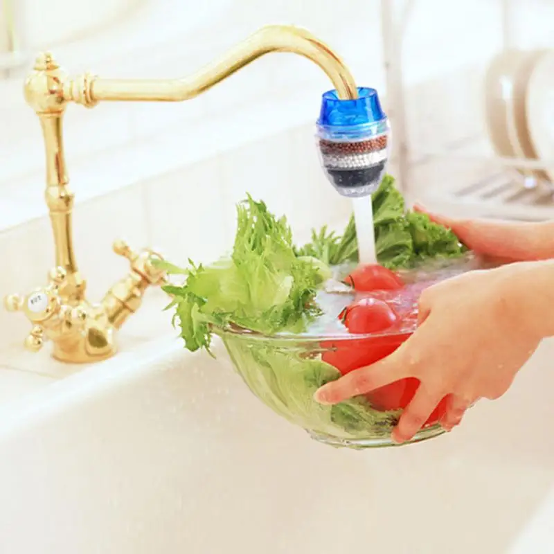 1pc Coconut Carbon Home Kitchen Accessories Restaurant Faucet Tap Multi Layers Water Clean Purifier Filter Cartridge