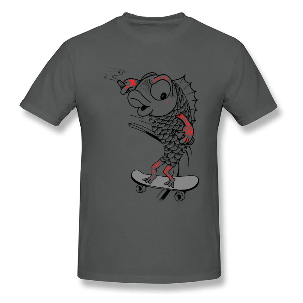 الجدة كاريكاتير قمم T قميص جاك راسيل جحر رجل المصارعة النسيج مضحك عظام السمك على سكيتبورد T قميص طالب أفضل