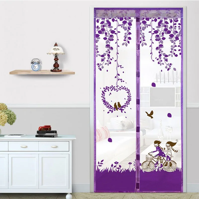 

Magnetic Curtains Mosquito Net On Door Window Mesh with Magnets Insect Screen FAS