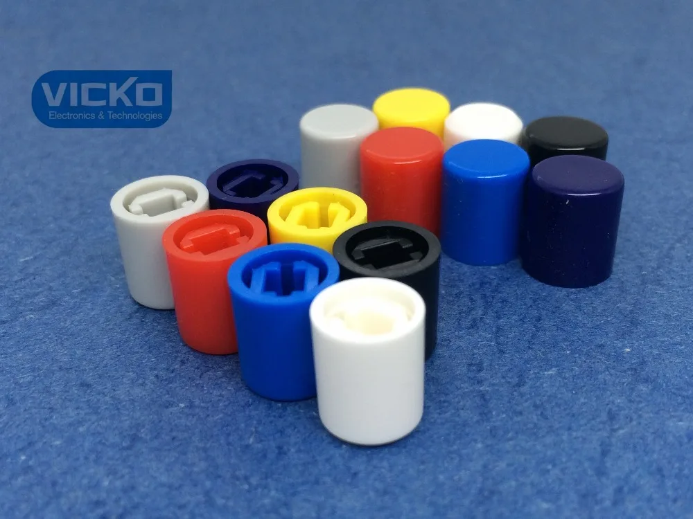 

[YK] 21 Pcs Tactile Push Button Switch Cap,Push switch button Cap for uni-directional push-button switch
