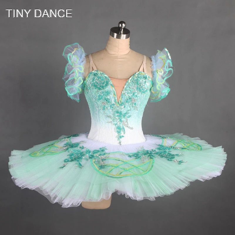 Aliexpress.com : Buy Light Green Ballerina Dance Tutu Dress Solo Dance ...