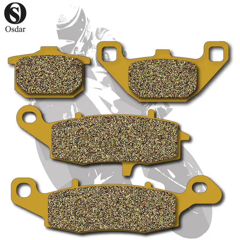 Front & Rear Brake Pads For Kawasaki VN1500 Vulcan 1500 Classic 2001 2008 Front Rear