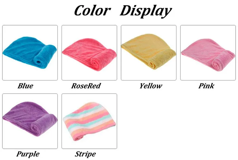  Microfiber Hair Drying Towel