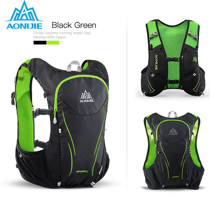 New 5L Lightweight Outdoor Running Bag Unisex Sports Backpacks Marathon Reflective Hiking