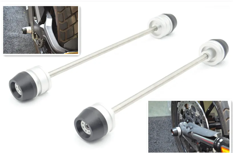 

Front Rear Wheel Crash Axle Sliders Fork Protector For DUCATI Scrambler