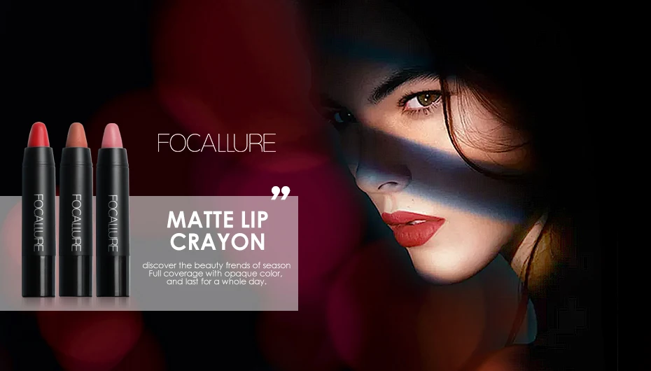 Focallure Matte губная помада, 19 цветов, водостойкая, стойкая, легко носить, профессиональная губная помада, губы телесного цвета, макияж