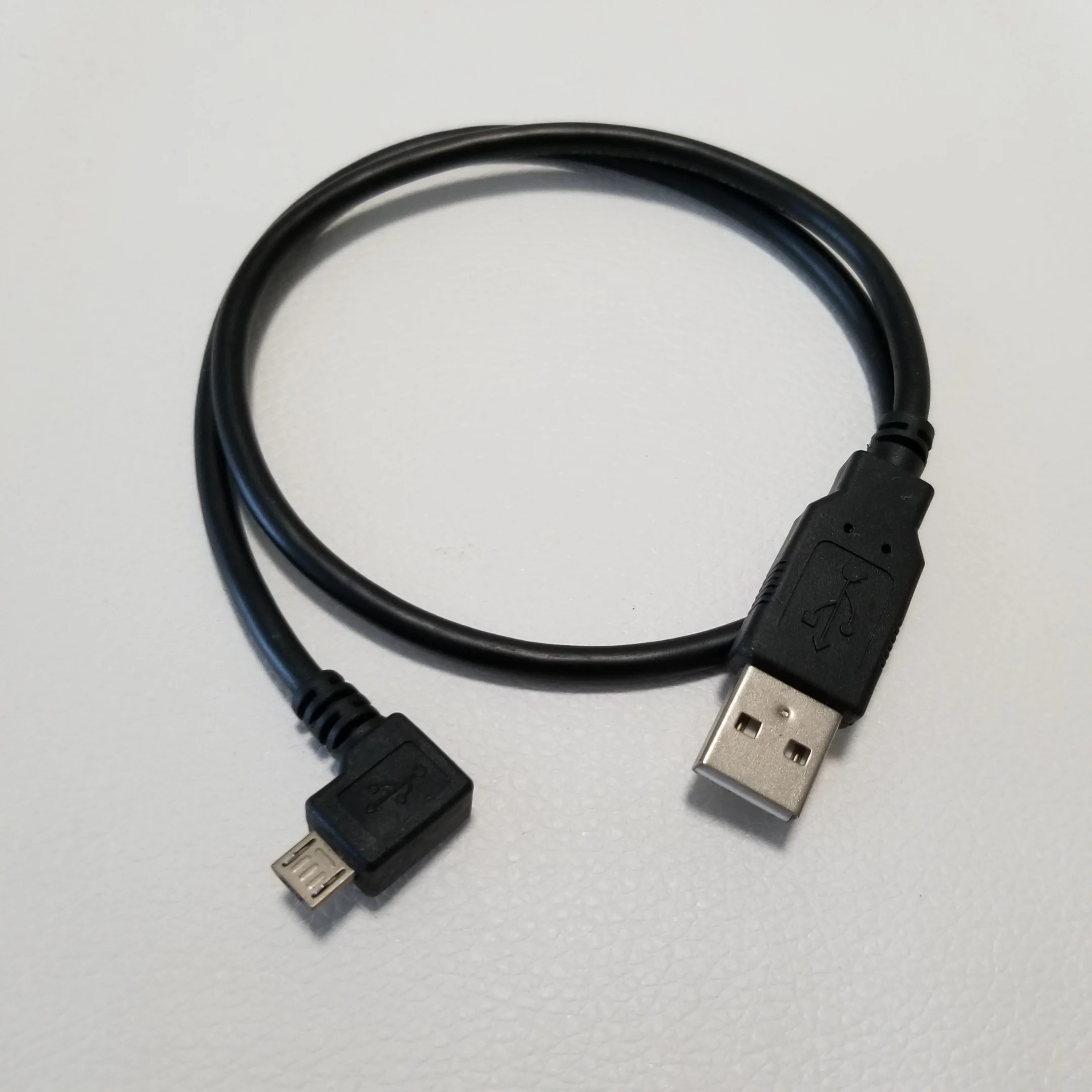90 Degree Right Angle Micro USB to A Adapter Data Extension Cable for Mobile Phone PC Black 50cm | Компьютеры и офис