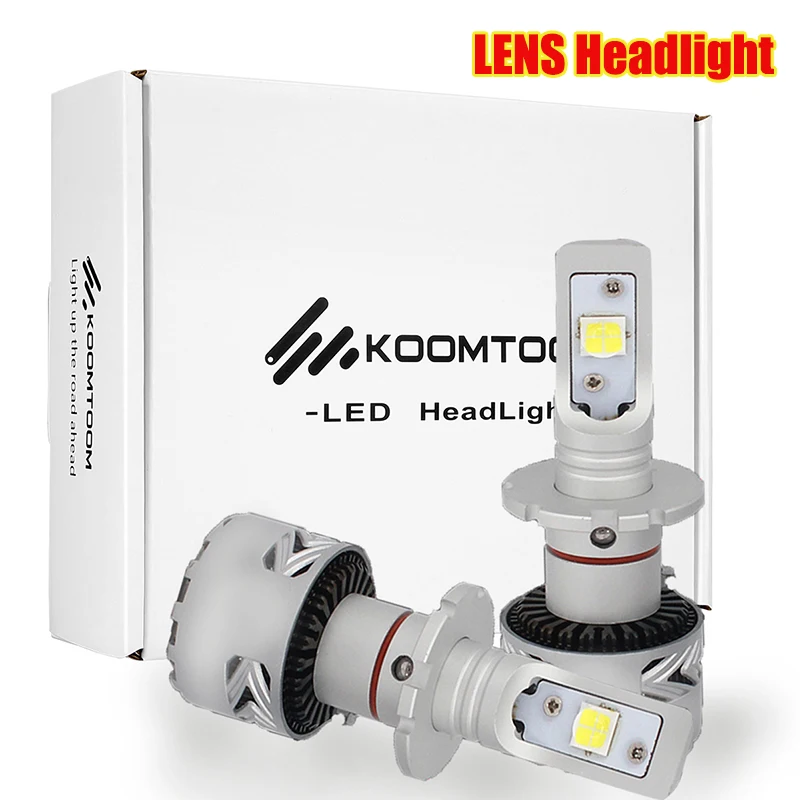 D4S D2S LED Car Headlight Bulb LENS Conversion Kit 9012 H8 H11 H16 9005