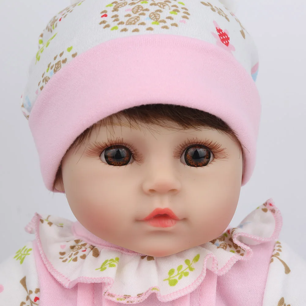 NPKDOLL 45 см силиконовая кукла для новорожденных детский игровой мат подарок