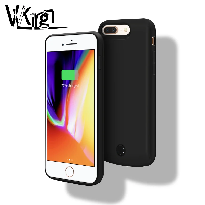VVKing 5000 мАч/7200 мАч батарея чехол для iphone 6 6s Plus 1A быстрое зарядное устройство X XS 7 8