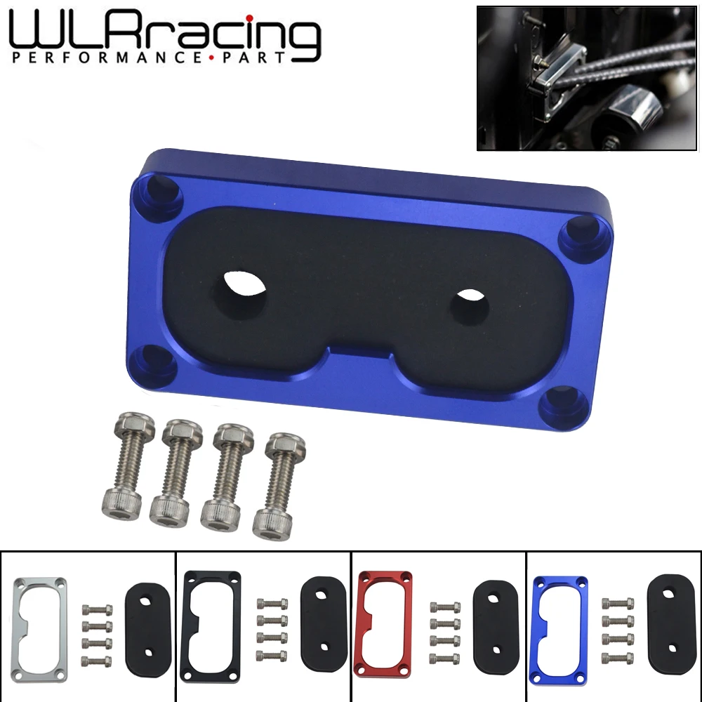 

WLR RACING- Billet Firewall Shifter Cable Grommet Mount Kit For Honda Civic Integra K20 K20a2 K20z Poly WLR-SBP02