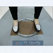 Одноцветное Нержавеющая сталь lazy susan проигрыватели поворотные пластины Кухонная мебель из наружный диаметр 400 мм (16 дюймов) тяжелые нагрузки и гладкой