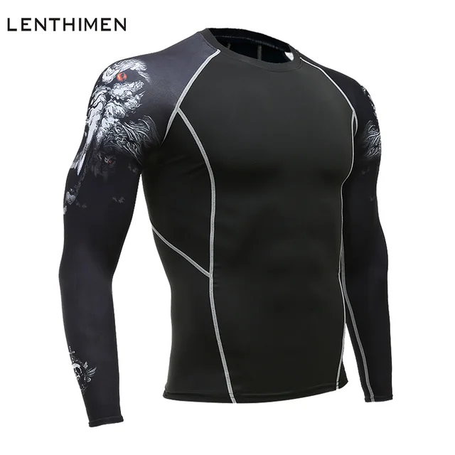 Special Offers 2018 Wolf 3D tshirt Compression Tights Running Shirt Men Long Sleeve Sport Top Gym Men's Fitness Sportswear Rashgard Jersey MMA Special Offers 2018 Wolf 3D tshirt Compression Tights Running Shirt Men Long Sleeve Sport Top Gym Men's Fitness Sportswear Rashgard Jersey MMA