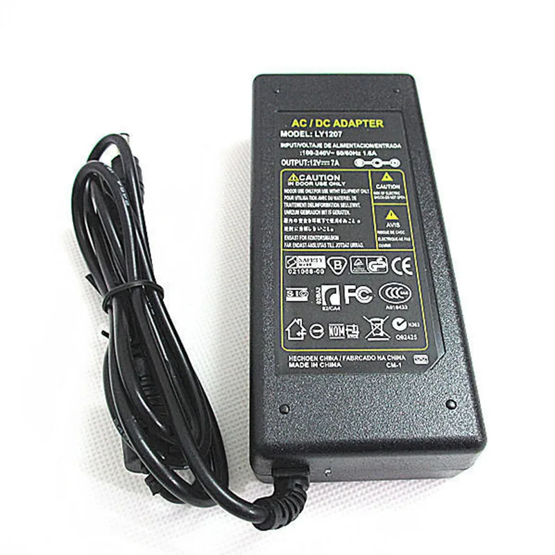 DC12V 1A 2A 3A 4A 5A 6A 7A 8A 10A светодиодный адаптер питания для WS2811 5050 3528 12v Светодиодные ленты светильник AC110-240V