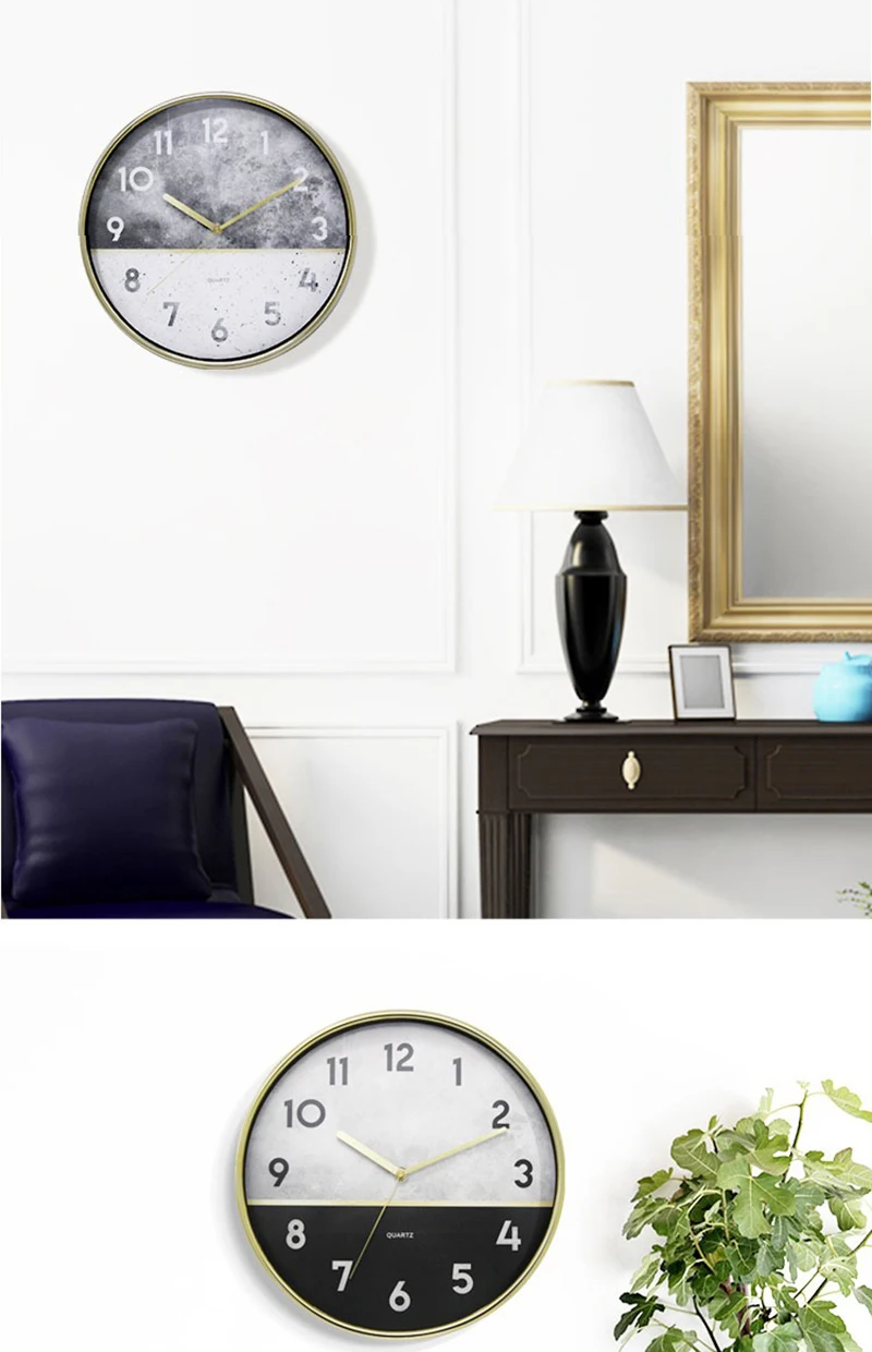 clock wall clock silent clock mechanism silent wall clock wall clock wood digital wall clock led 3d led wall clock barber shop modern clock wood clock wall diy clock watch wall clock wall sticke ( (10)