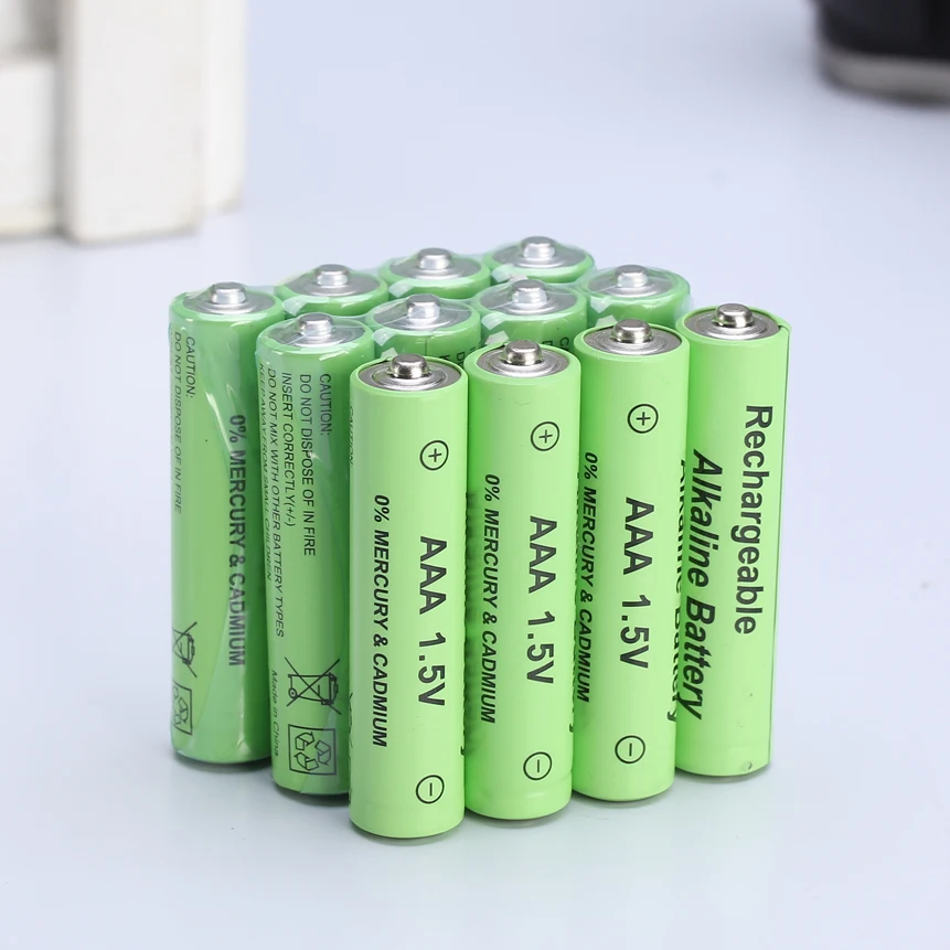 12 pcs aaa rechargeable battery 1 5v 2100mah aaa new brand alkaline