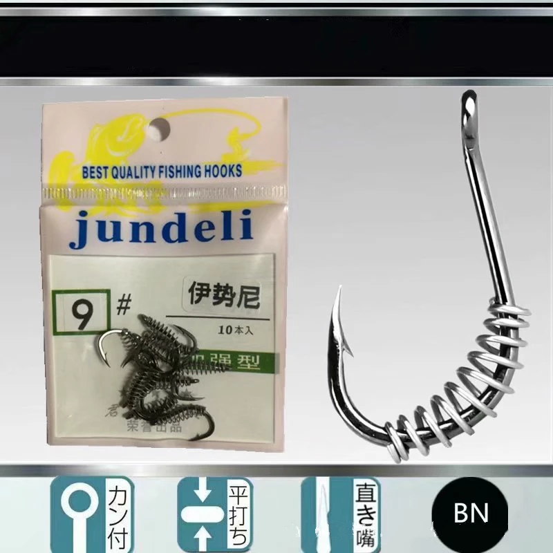 

Carp Feeder Japan Fishing Hooks Spring Barbed Fish Hook Explosion Group Isny Fishhook Pesca Jig Head Anzol Pescaria Gamakatsu