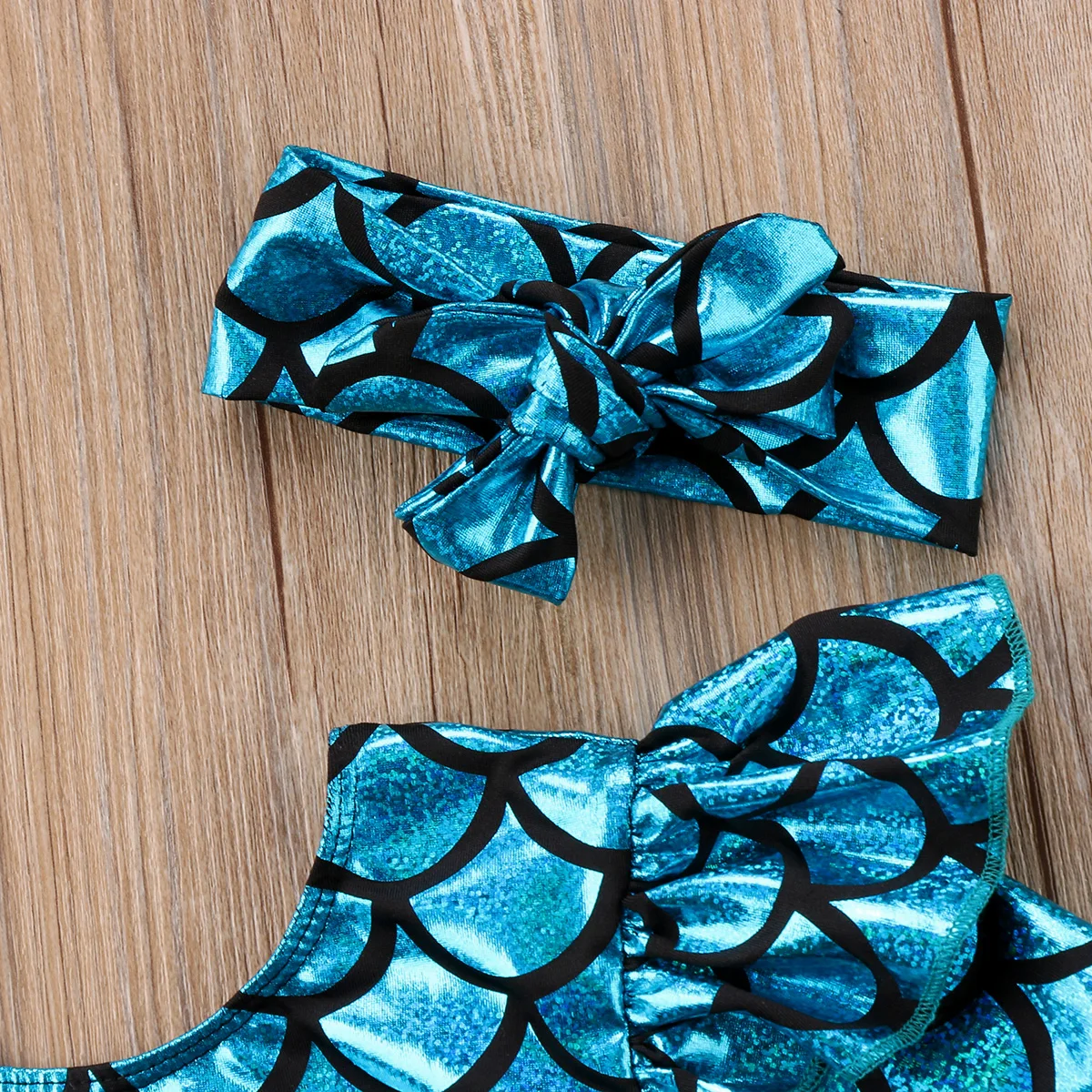 Baby Kids Girls Mermaid Bikini Swimwear Swimsuit Swimwear Swim Costume Summer Outfit