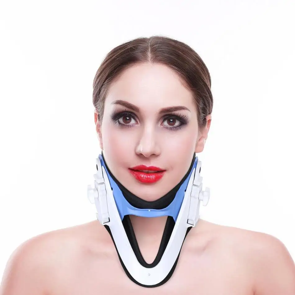 

OPER Adjustable Neck Brace Medical Vertebra Traction Fixation Spine Care Correction Pain Relief Cervical Neck Traction Device