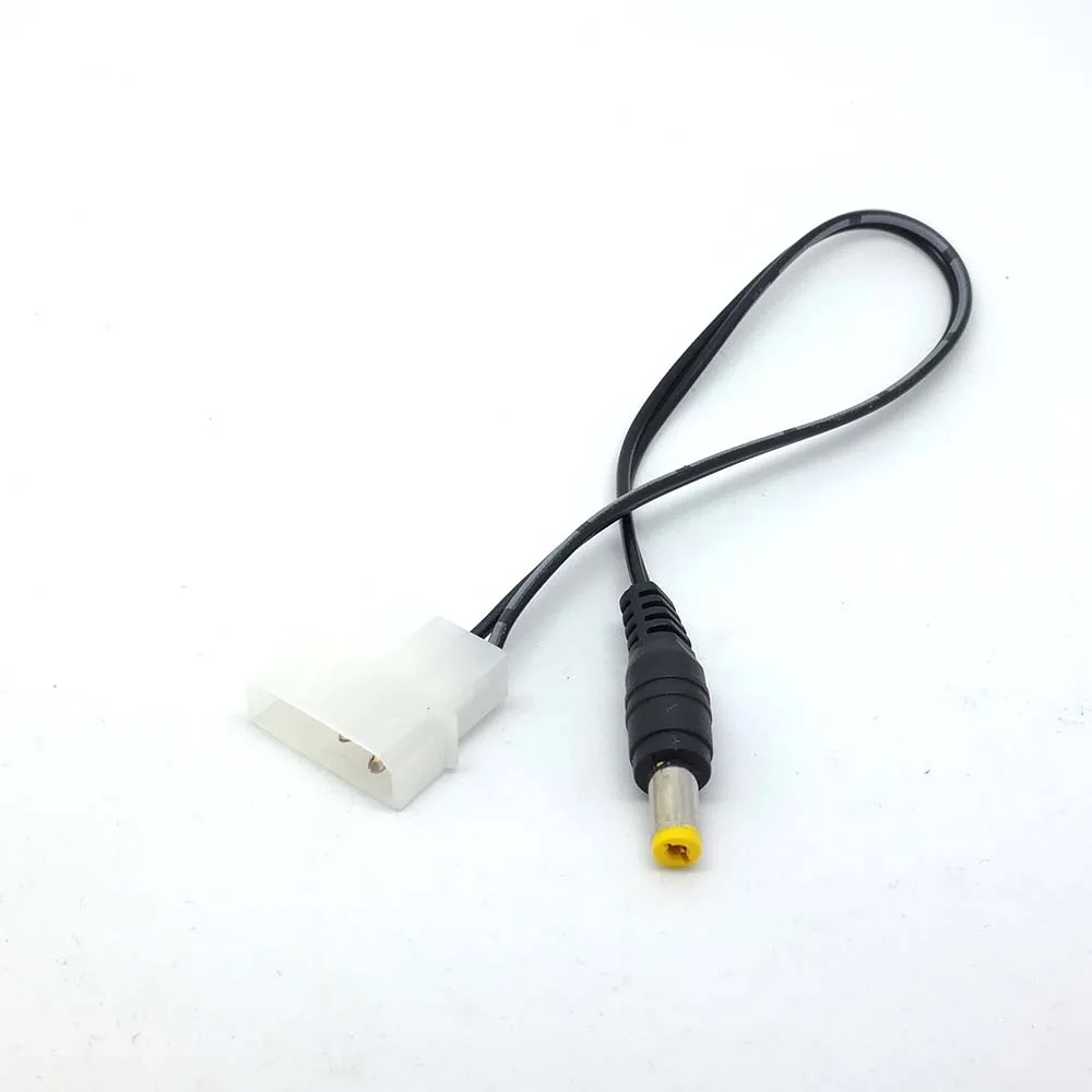 ПК 4PIN Molex 5,5 мм x 2,1 мм DC Мощность кабель Шнур адаптер 12 V/2A для блок управления RGB светодиодный