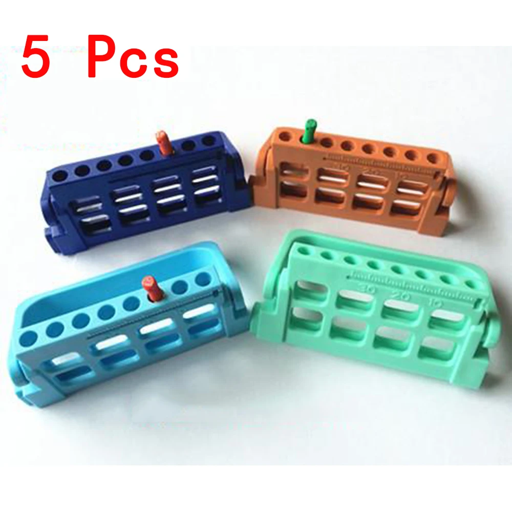 5pcs/set Dental Endo Dispenser Endodontic File Drill Stand Holder Autoclavable New Accessories dog poop bag holder poop bag dispenser dog bag holder for leash bag belt stroller